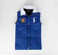 2013 ralph lauren veste sans manches advanced hommes big polo mode bleu blanc
